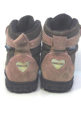 Дитячі замшеві черевики geox р. 264 фото