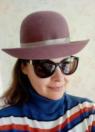 Шляпа натуральный фетр