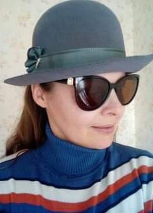 Шляпа натуральный фетр