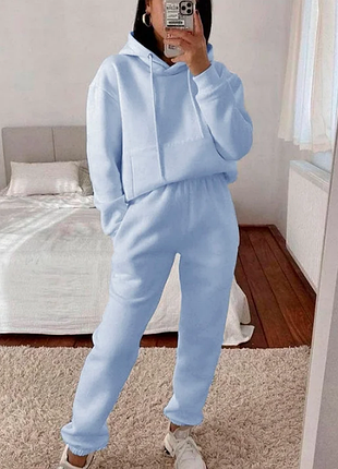 Женский теплый спортивный костюм на флисе "whynot", 42-44, 46-48, 50-52 р., 5 цв.6 фото