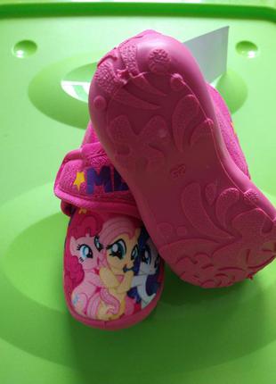 Тапочки для девочки my little pony 🦄 24, 25,, 29 размер5 фото