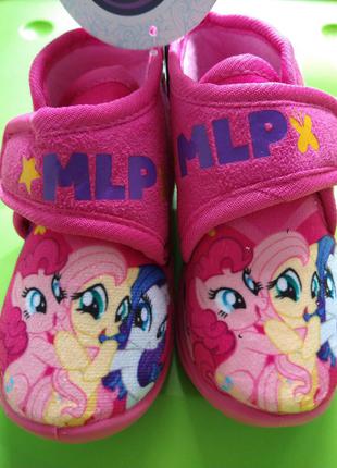 Тапочки для дівчинки my little pony 🦄 24, 25, , 29 розмір1 фото