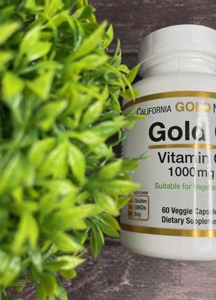 Gold c, вітамін c, 1000 мг, 60 капсул вегетаріанських1 фото