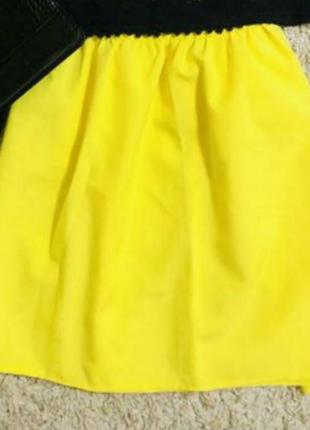 Юбка жёлтая