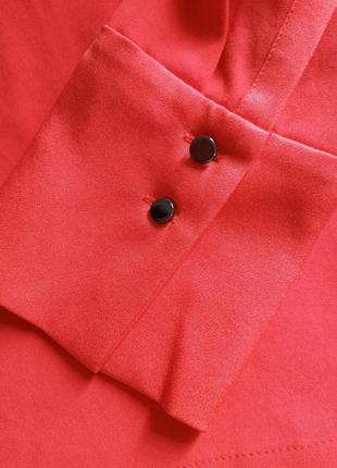 Брендовая блуза блузка водолазка воротник стойка пуловер кофта оверсайз свободная marc cain6 фото