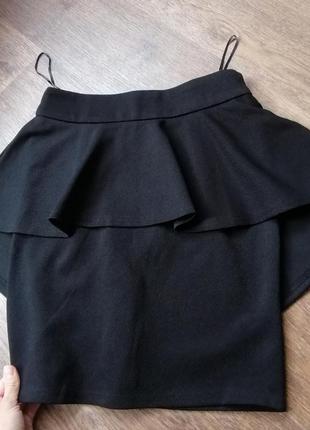 Шикарная классическая юбка с баской kays6 фото