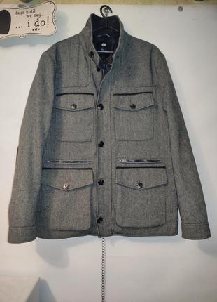 H&m пальто мужское с карманами