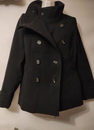H&m пальто женское до середины бедра двубортное6 фото