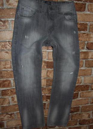Стильные джинсы скинни мальчику 12 лет kiabi