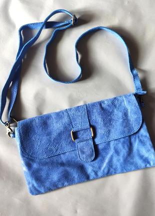 Шикарна шкіряна сумка-клатч genuine leather.