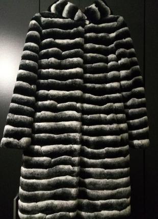 Шуба шиншилла экомех