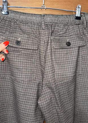 Классные брюки джоггеры принт гусиная лапка 🌷7 фото