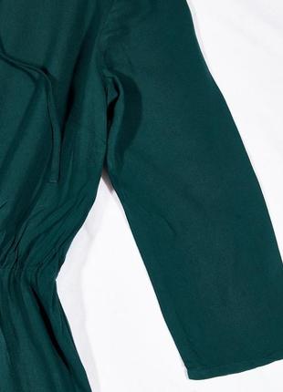 Зеленое изумрудное платье с рукавом от h&m7 фото
