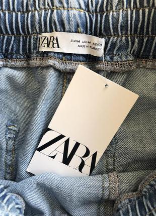 Джинсы штаны zara зара голубые стрейч стрейчевые брюки джинсы3 фото