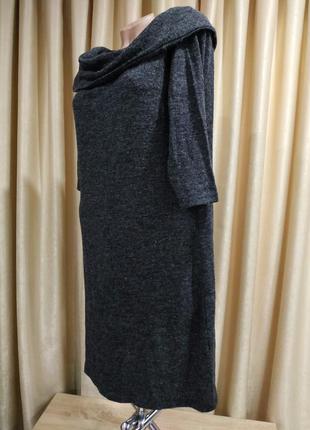 Теплое вязаное платье с хомутом jacqueline de yong5 фото