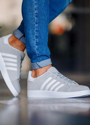 Кроссовки gazelle grey  44 кросівки сірі