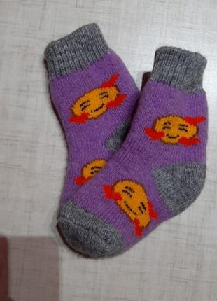 🥰💜🥰дитячі вовняні шкарпетки на 1-5 років1 фото
