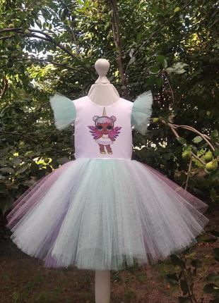 Сукня у стилі лол дитяче для дівчинки