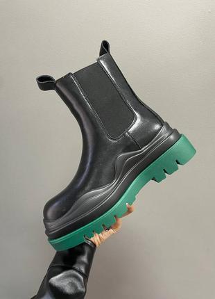 Ботинки bottega veneta boots green sole женские6 фото