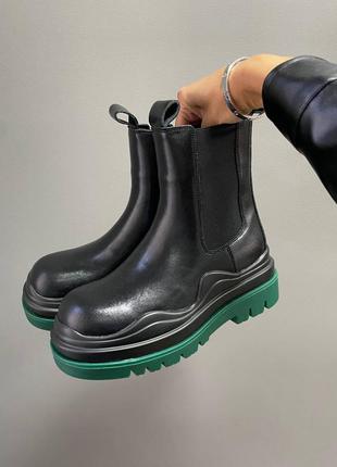 Ботинки bottega veneta boots green sole женские4 фото