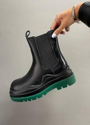 Ботинки bottega veneta boots green sole женские8 фото