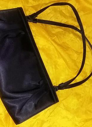 Шикарная текстильная маленькая сумка. на две ручки.2 фото
