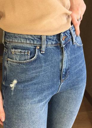 Бойфренды джинсы mom jeans с высокой посадкой2 фото