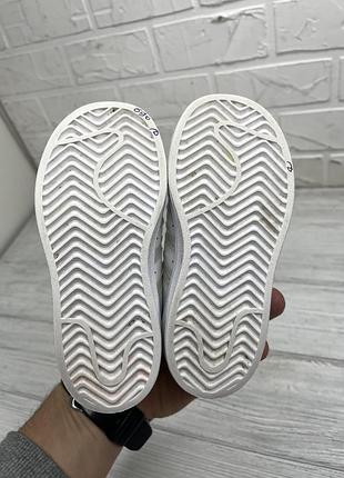 Белые кроссовки adidas superstar 5