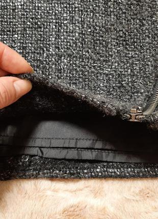 Тепла спідниця шерсть з кишенями і блискавками🌺7 фото