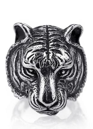 🏵стильное кольцо тигр перстень, безразмерное, новое! арт. 44582 фото