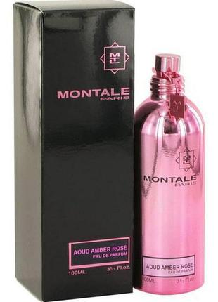 Парфюмерная вода унисекс montale aoud amber rose, 100 мл