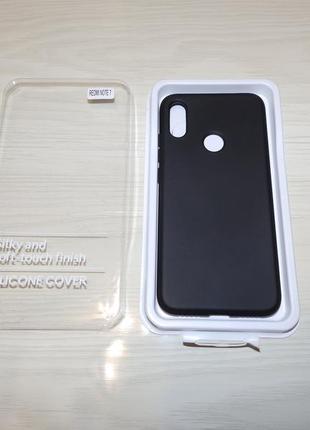 Чохол original silicone case xiaomi redmi note 7 silky and soft touch finish full protective