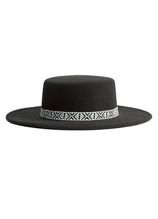 Стильний чорний капелюх h&m divided