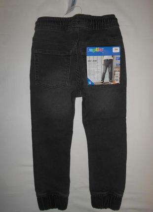 Трикотажные джинсы-джоггеры lupilu р. 110,116. германия.6 фото