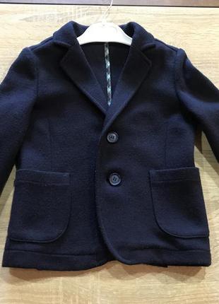 Трикотажний синій піджак lilus