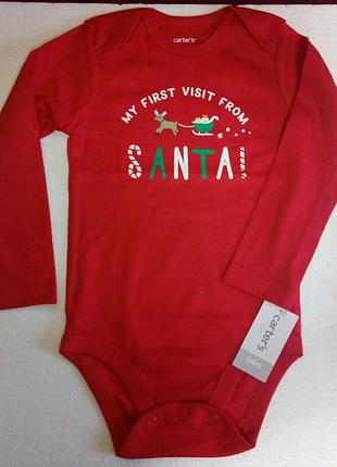 Новорічний бодік санта клаус carter ' s 24 міс.