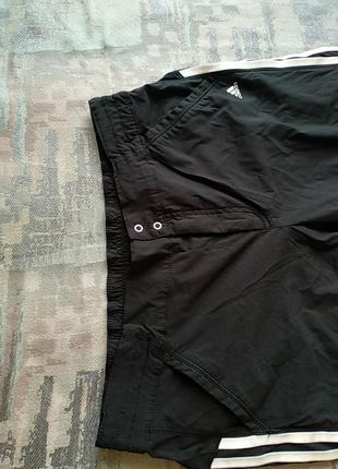 Черные  брюки,шорты, бриджи женские фирмы adidas climalite.5 фото