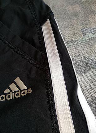 Чорні штани,шорти, бриджі жіночі фірми adidas climalite.7 фото