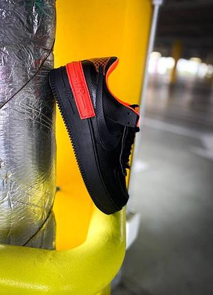 Кросівки nike air force 1 shadow"black/orange" 7