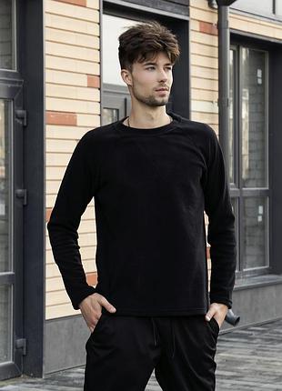 Флисовый свитшот intruder черный