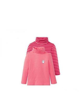 Водолазки для дівчинки рожевого кольору lupilu р.110/116см