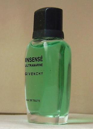 Миниатюра - givenchy insense ultramarine - edt - 7 мл. оригінал. вінтаж.2 фото