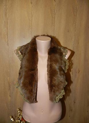 Воротник мех кролик