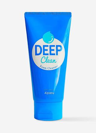 Пінка для глибокого очищення шкіри і демакіяжу з содою apieu a'pieu deep clean foam cleanser