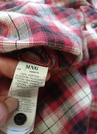 Сорочка в клітку mango 3