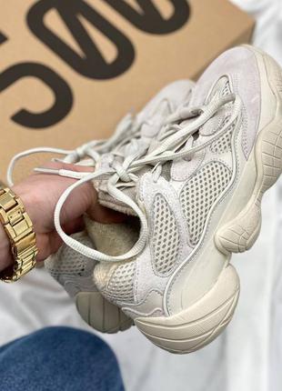 Кроссовки adidas yeezy 500  утеплённые