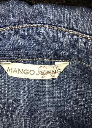 Рубашка джинсовая mango5 фото