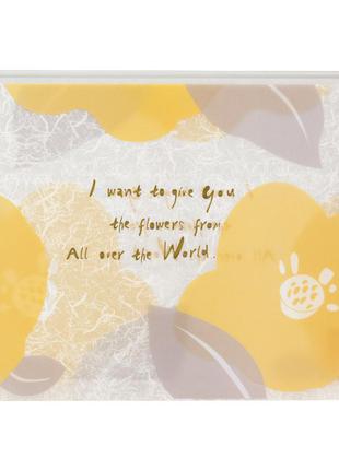 Папка на молнии zip-lock axent fleur  а4+, горчичная