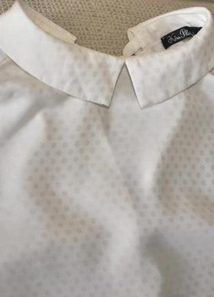 Блуза принт горох горошок oversize