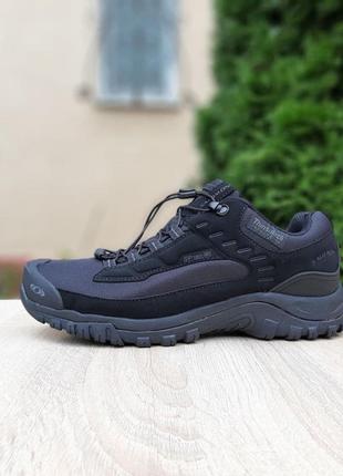 Чоловічі кросівки (черевики) salomon soft shell dry black (еврозима до -5)6 фото